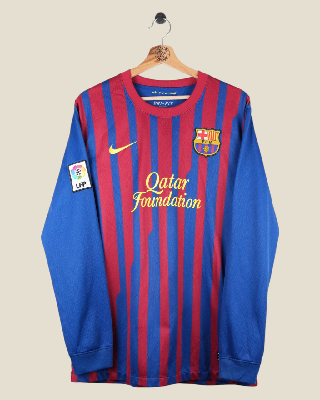 BARCELONA 2011/12 MESSI HOME SHIRT L/S (L) NIKE