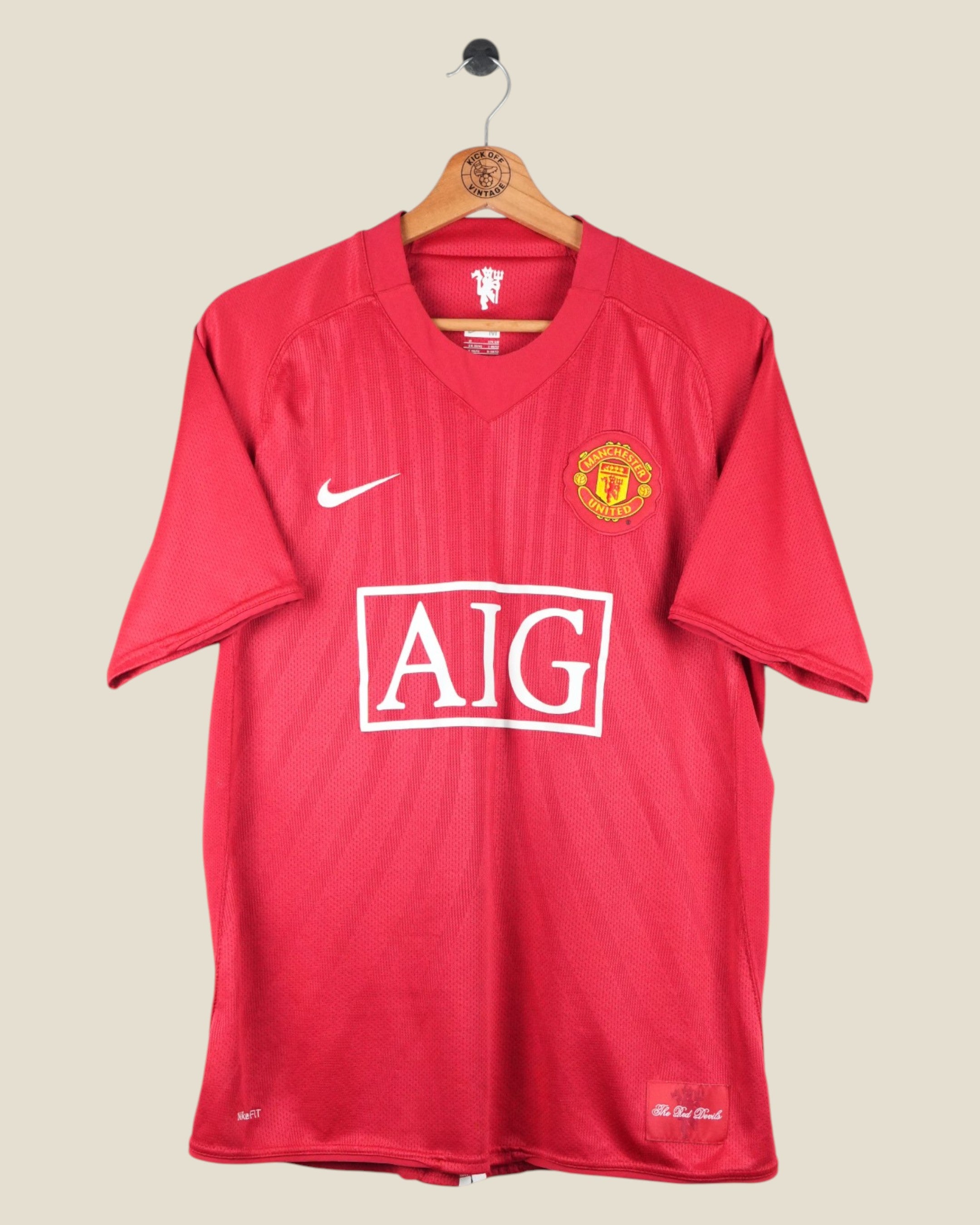 MANCHESTER UNITED 2007/09 RONALDO HOME SHIRT (M) NIKE