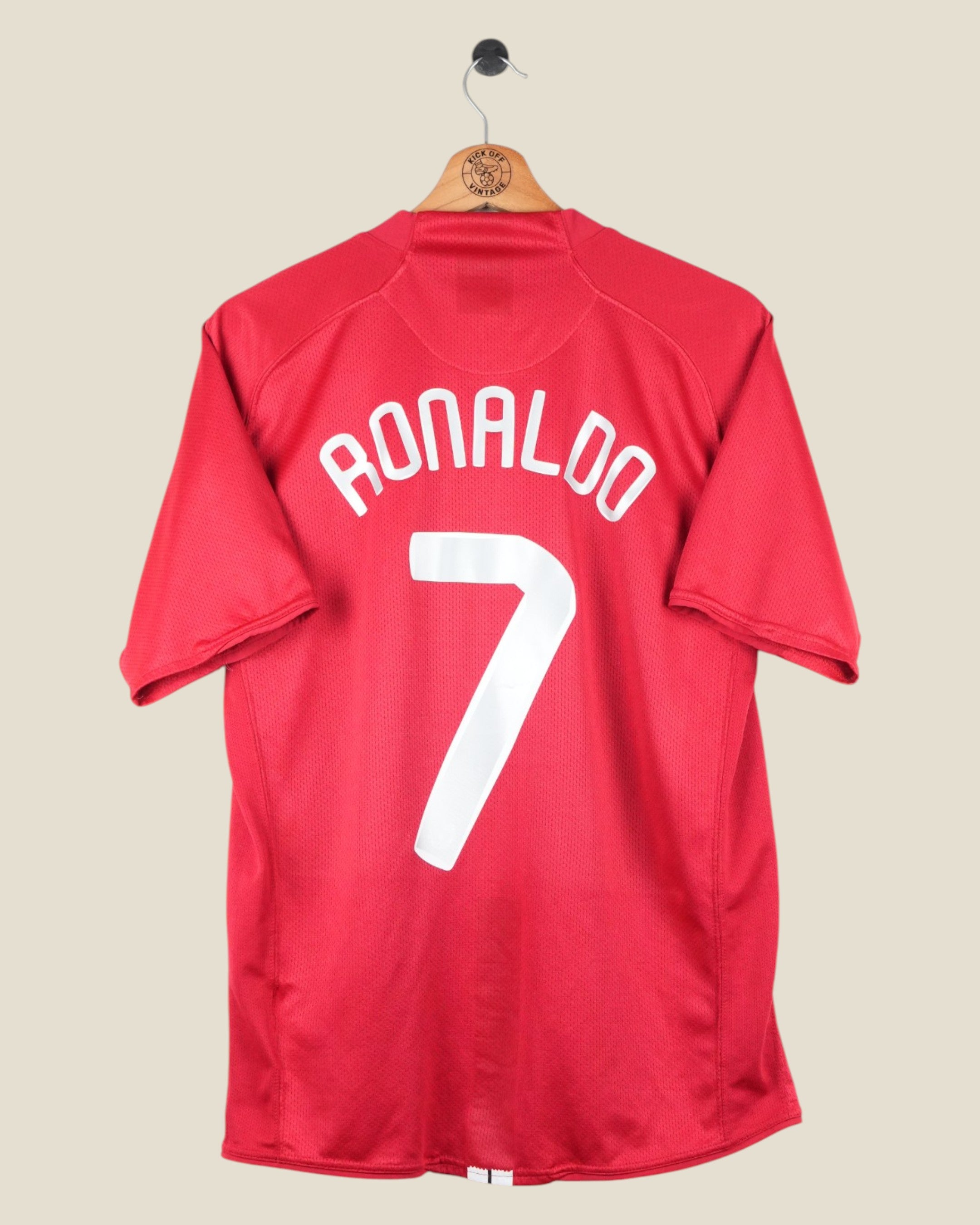 MANCHESTER UNITED 2007/09 RONALDO HOME SHIRT (M) NIKE