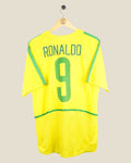 BRAZIL 2002 RONALDO HOME SHIRT (M/L) NIKE