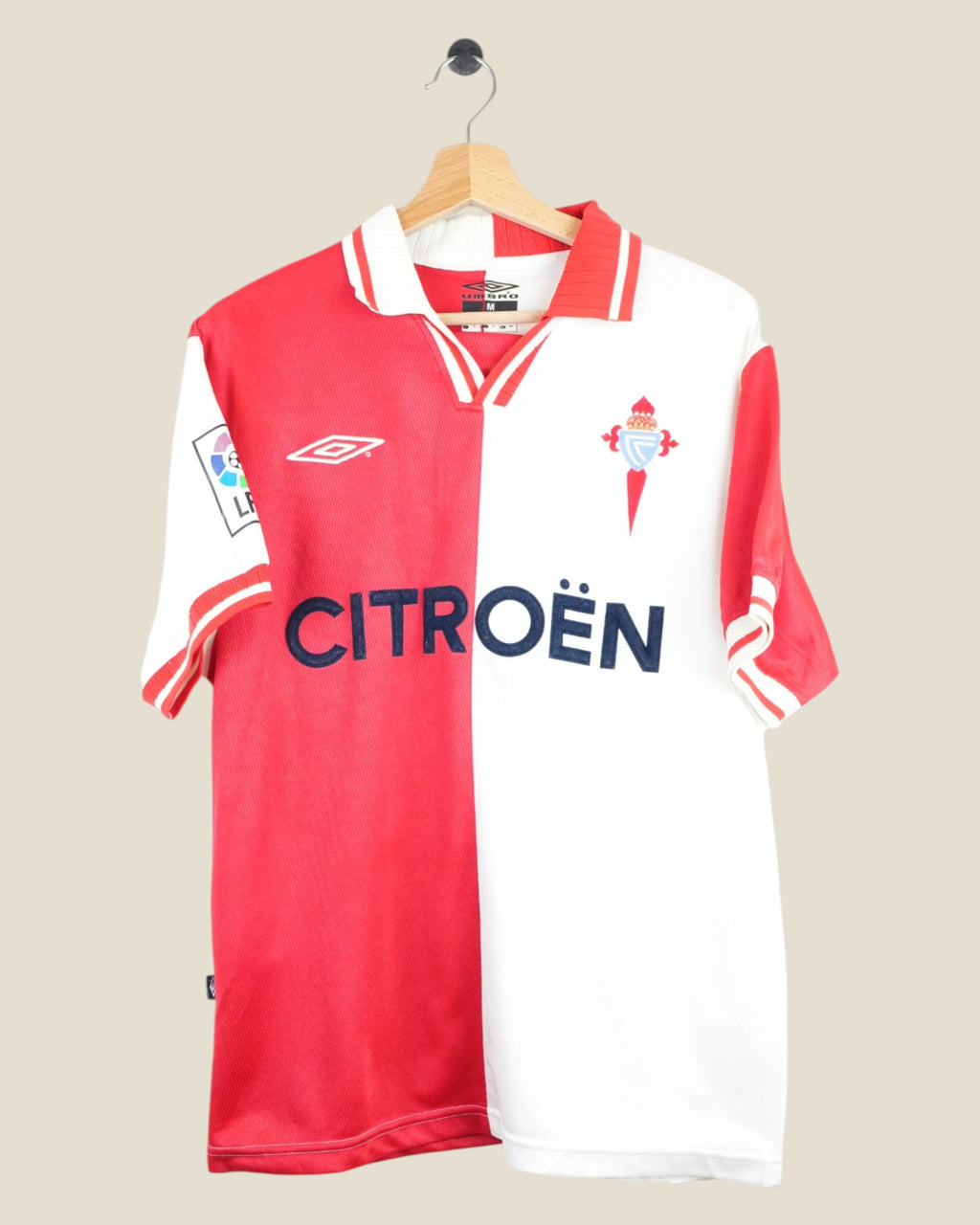 CELTA DE VIGO 2001/02 AWAY SHIRT LA LIGA (M) UMBRO