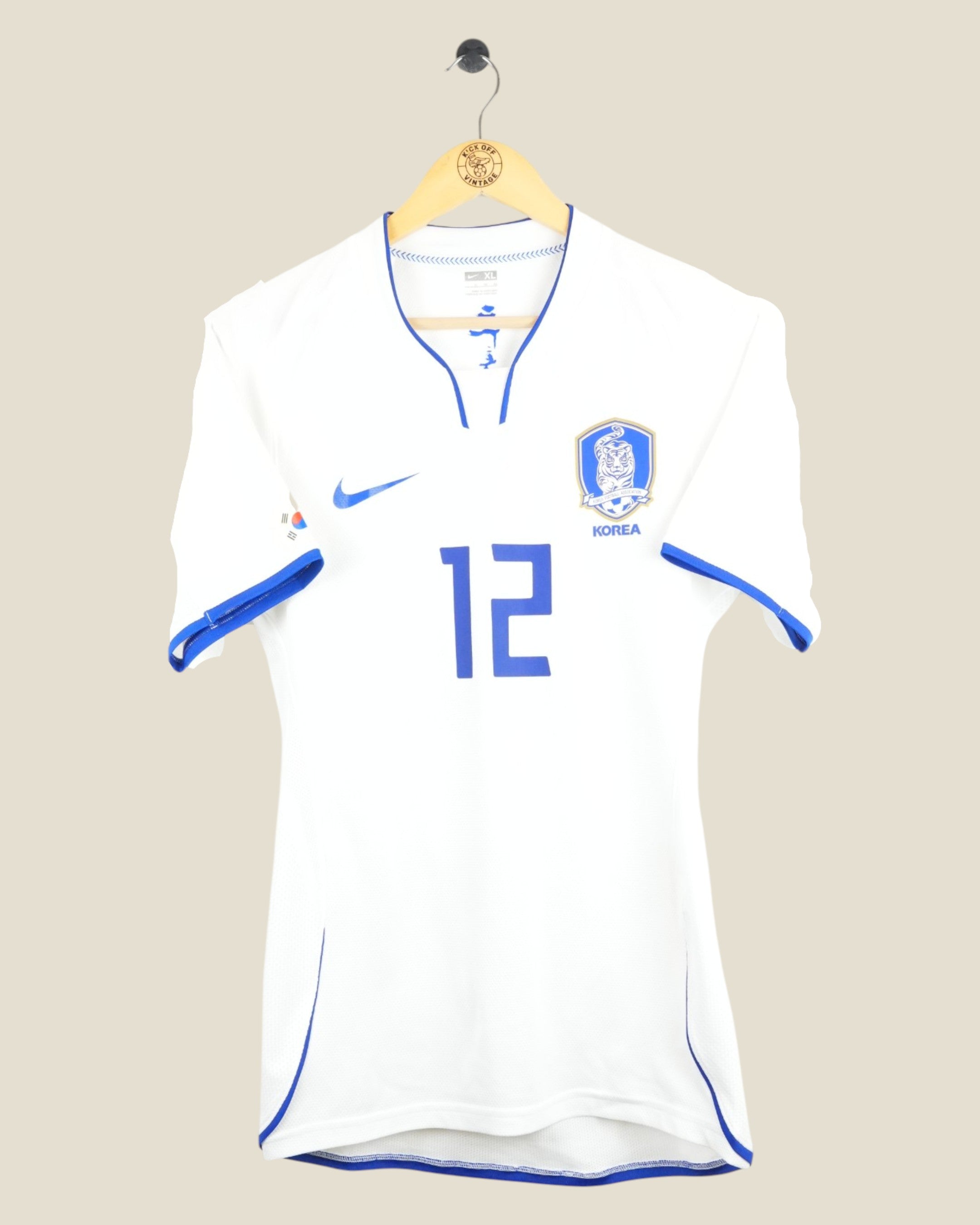 SOUTH KOREA 2008 #12 PLAYER ISSUE AWAY SHIRT (XL) NIKE