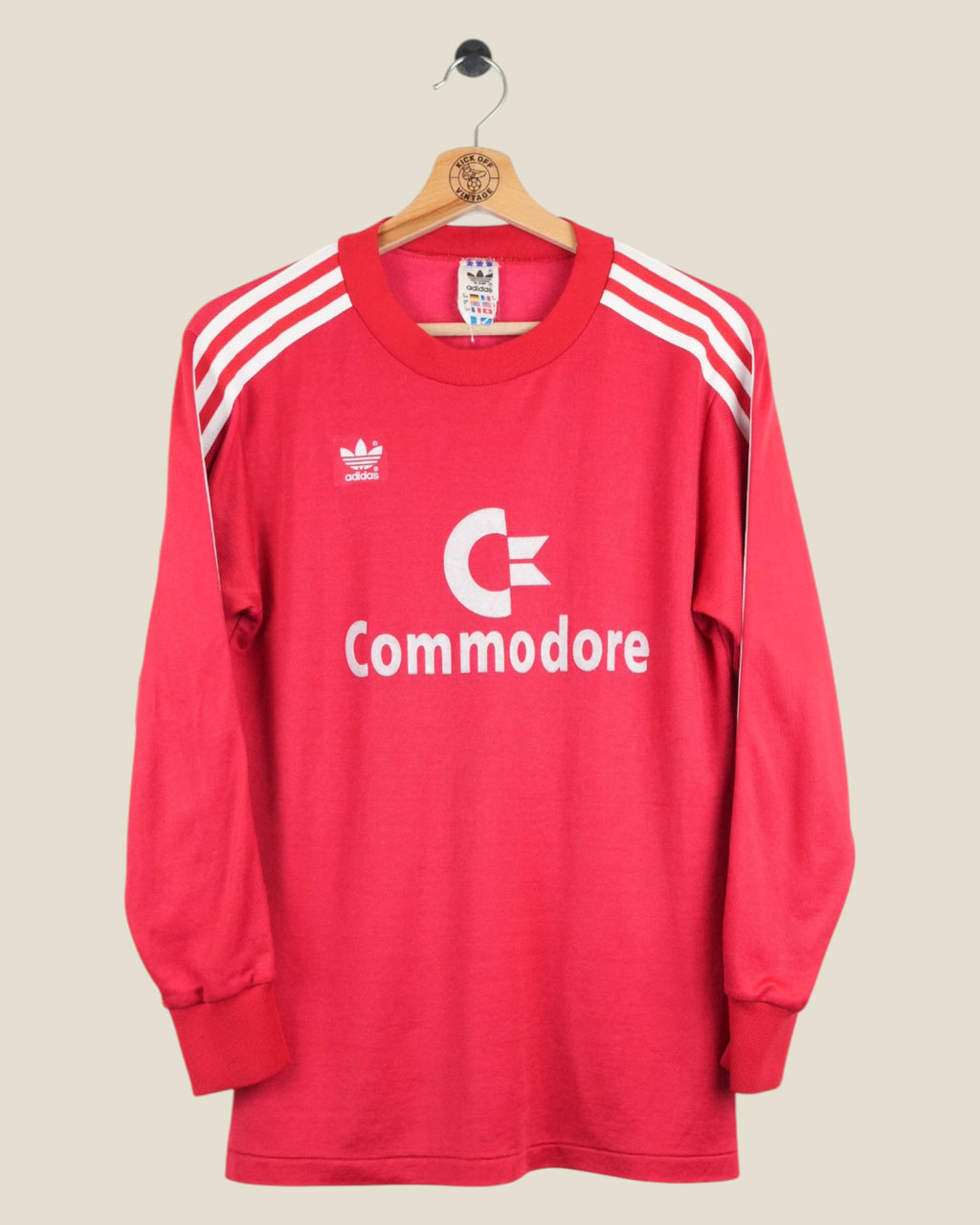 BAYERN MUNICH 1984/85 L/S HOME SHIRT (S) ADIDAS