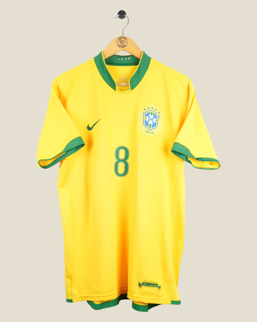 BRAZIL 2006 KAKA HOME SHIRT (L) NIKE