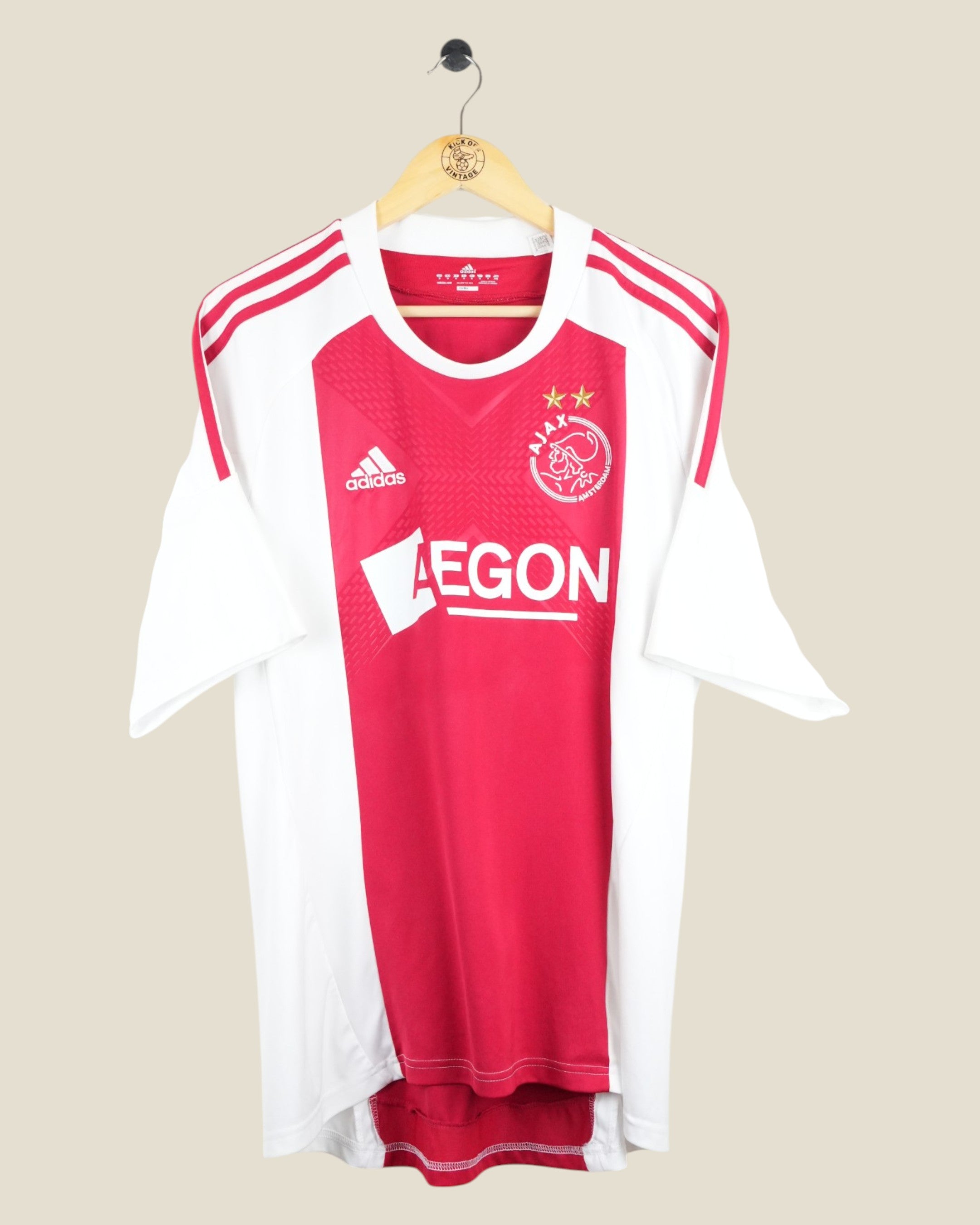 AJAX 2008/09 ALDERWEIRELD HOME SHIRT (M) ADIDAS