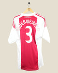 AJAX 2008/09 ALDERWEIRELD HOME SHIRT (M) ADIDAS