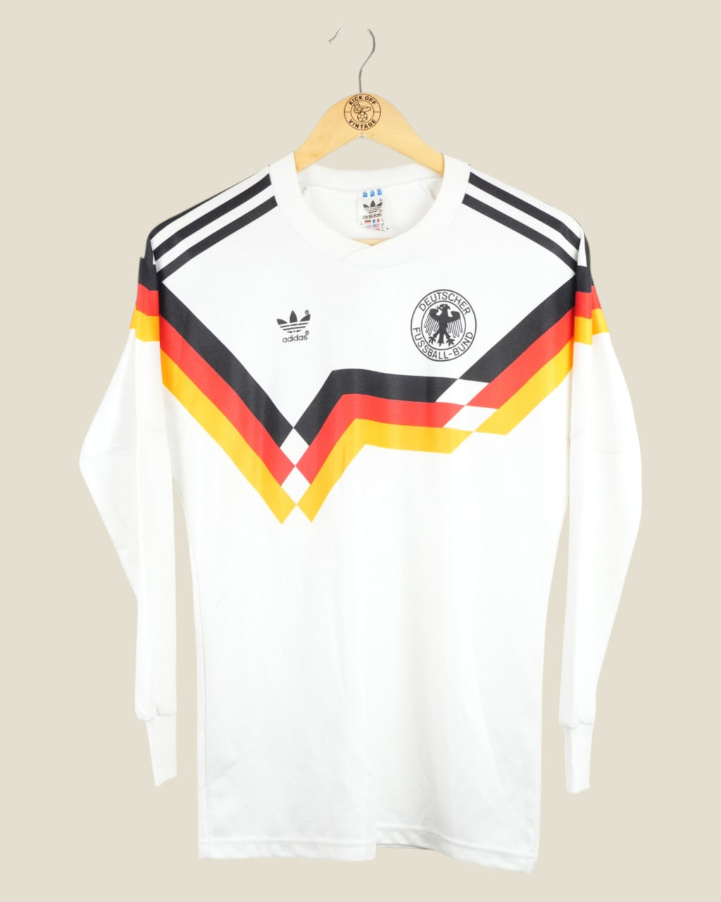 GERMANY 1988 #10 HOME SHIRT L/S (S) ADIDAS