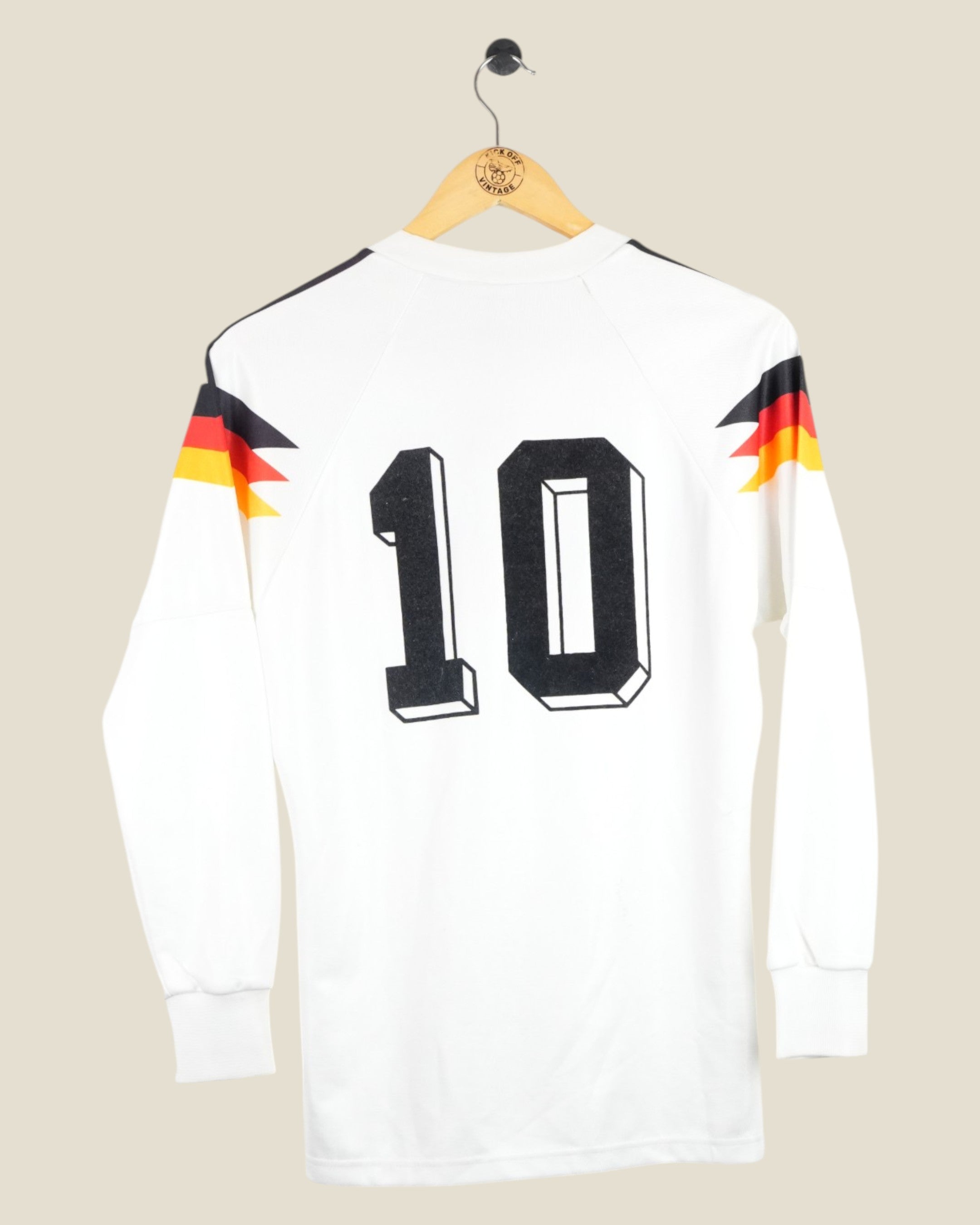 GERMANY 1988 #10 HOME SHIRT L/S (S) ADIDAS