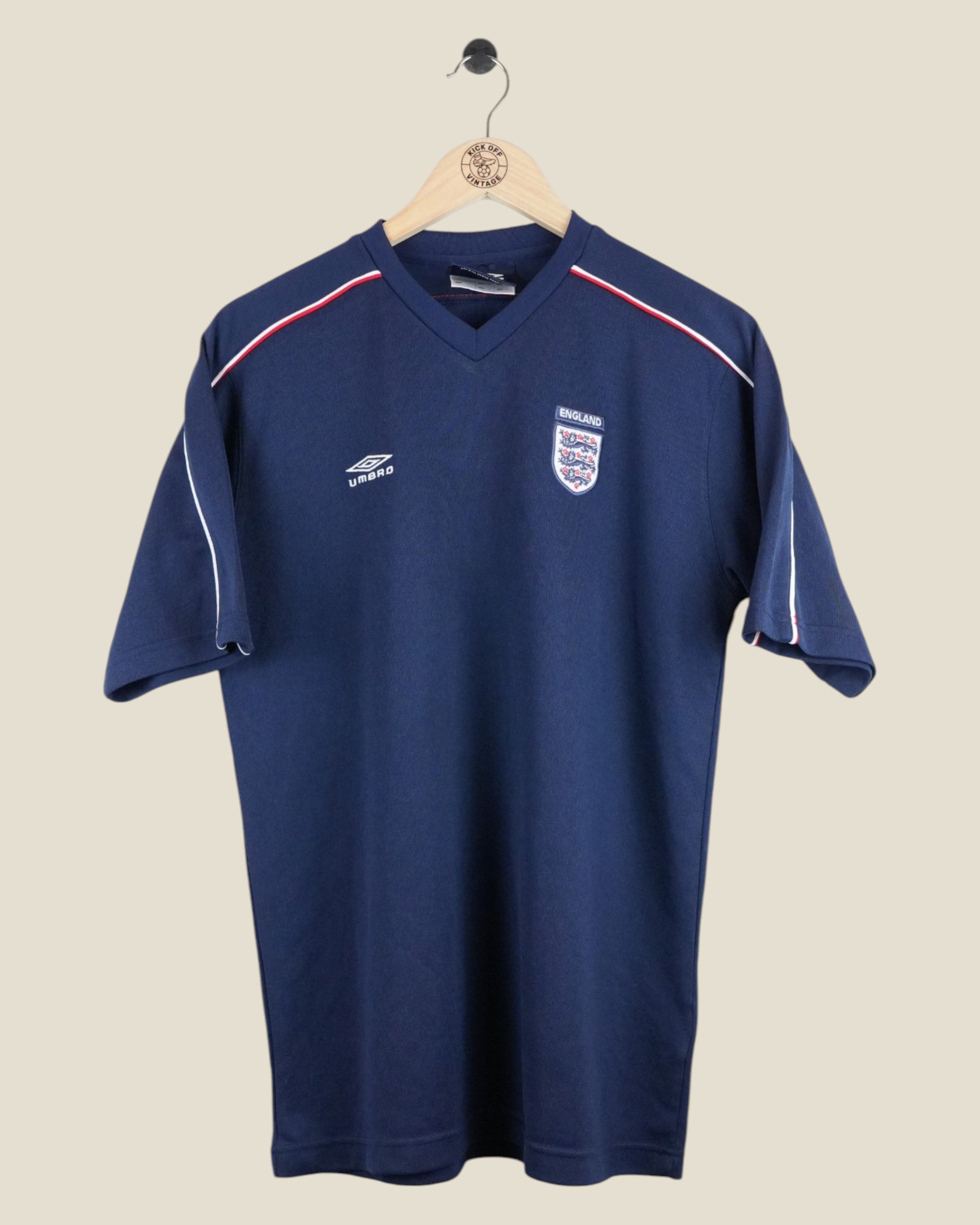 ENGLAND 2002 TRAVEL SHIRT (M) UMBRO