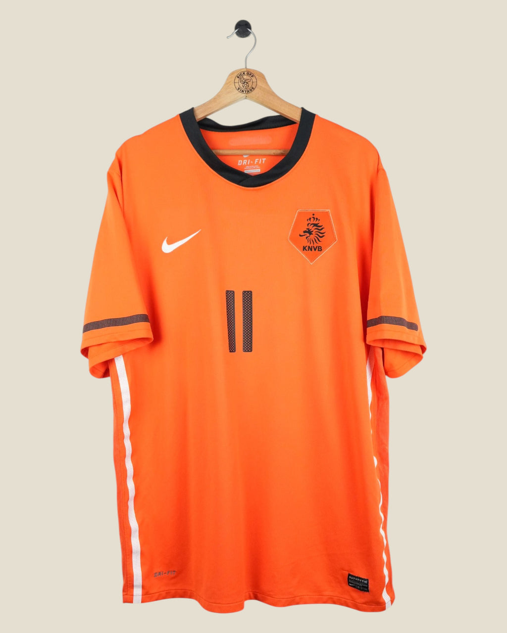 NETHERLANDS 2010 ROBBEN HOME SHIRT (XXL) NIKE