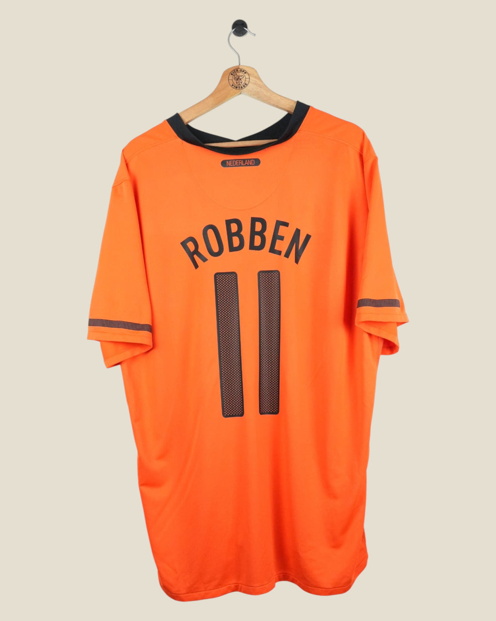 NETHERLANDS 2010 ROBBEN HOME SHIRT (XXL) NIKE