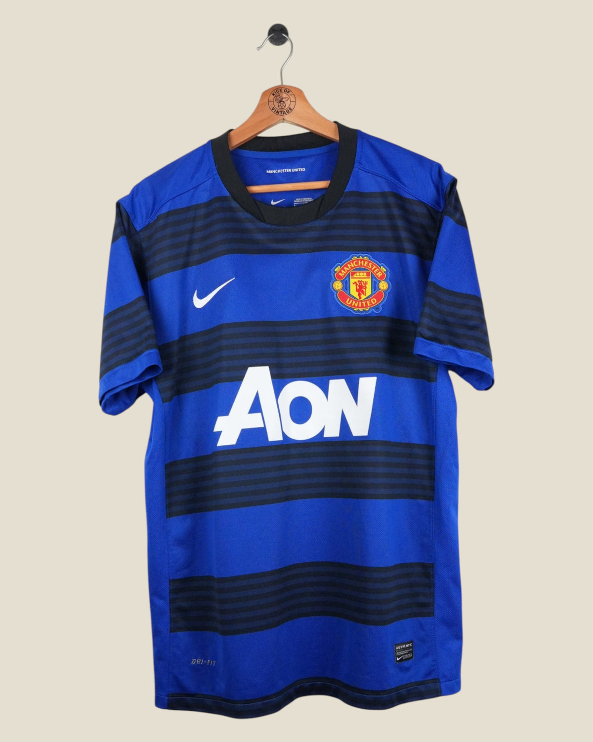 MANCHESTER UNITED 2011/12 VAN PERSIE AWAY SHIRT (L) NIKE
