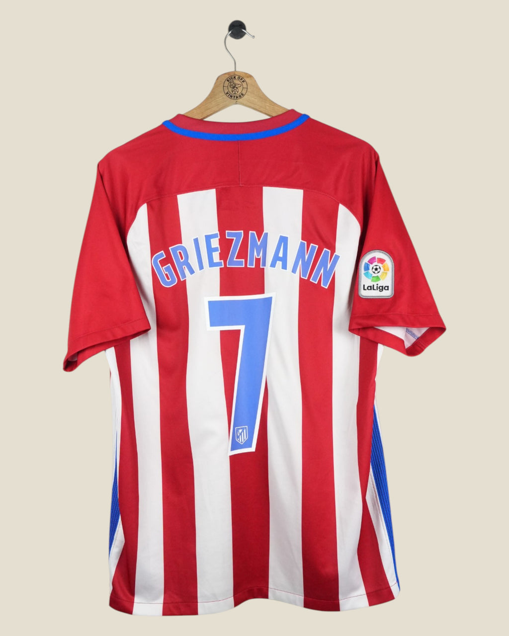 ATLETICO MADRID 2016/17 GRIEZMANN HOME SHIRT (L) NIKE