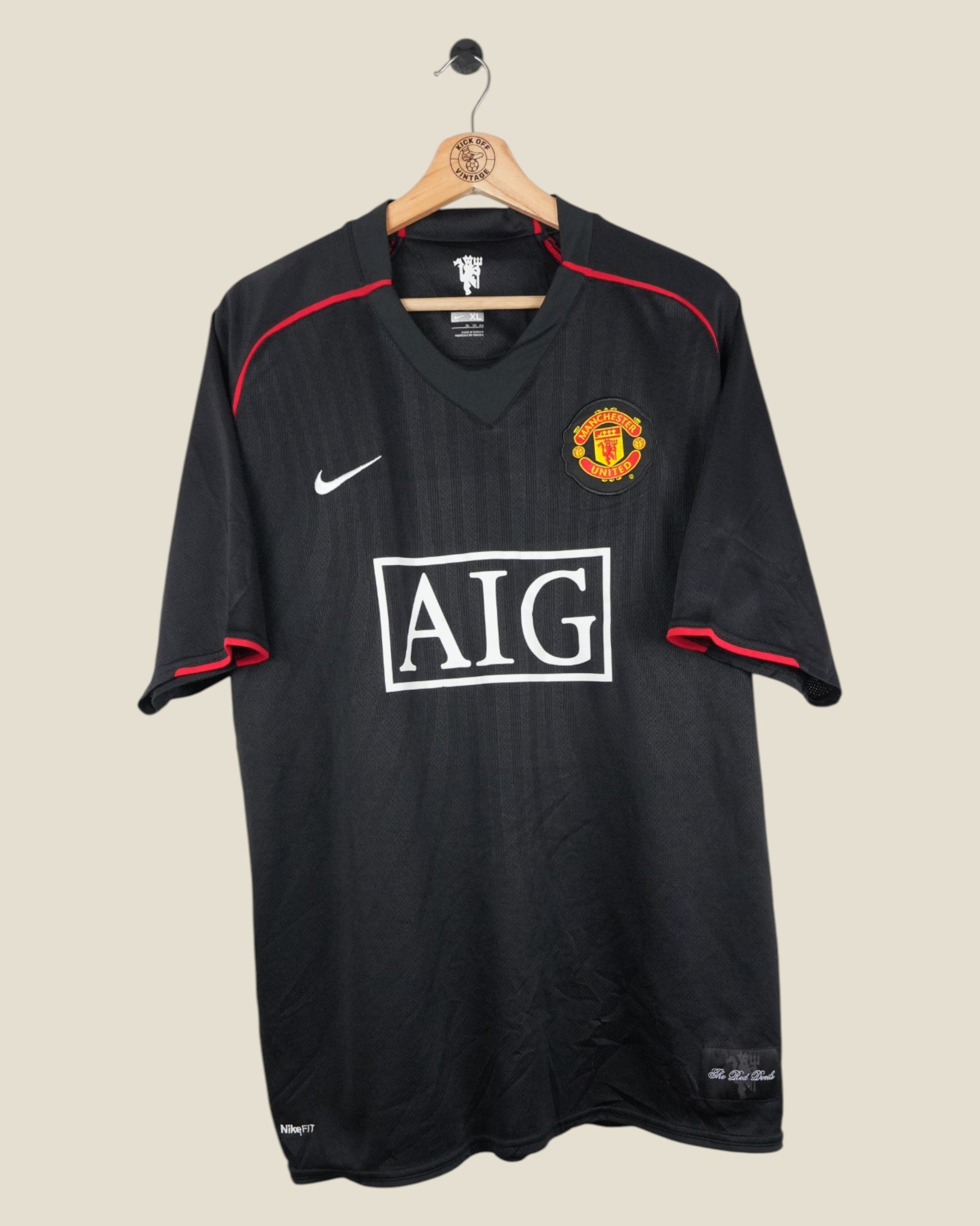 MANCHESTER UNITED 2007/08 RONALDO AWAY SHIRT (XL) NIKE