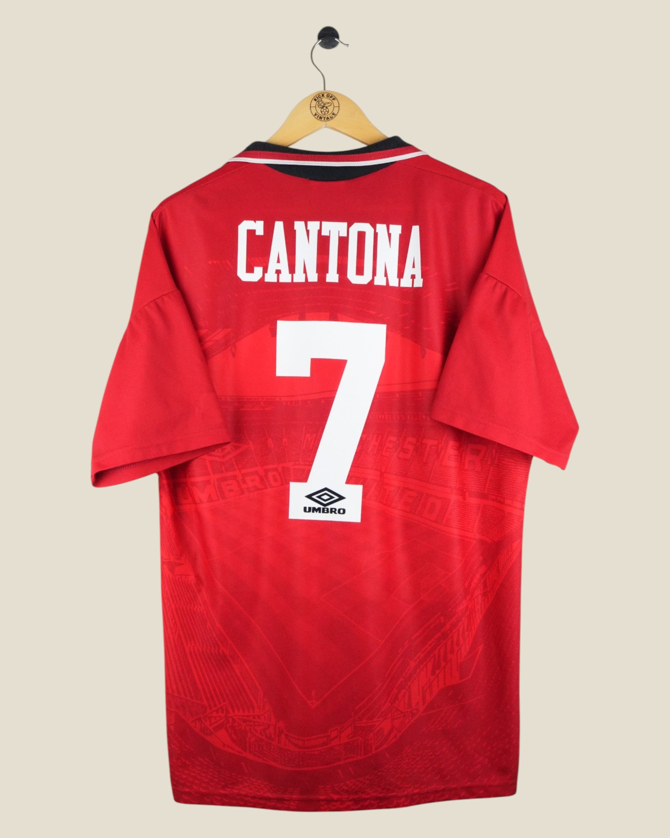 MANCHESTER UNITED 1994/96 CANTONA HOME SHIRT (XL) UMBRO