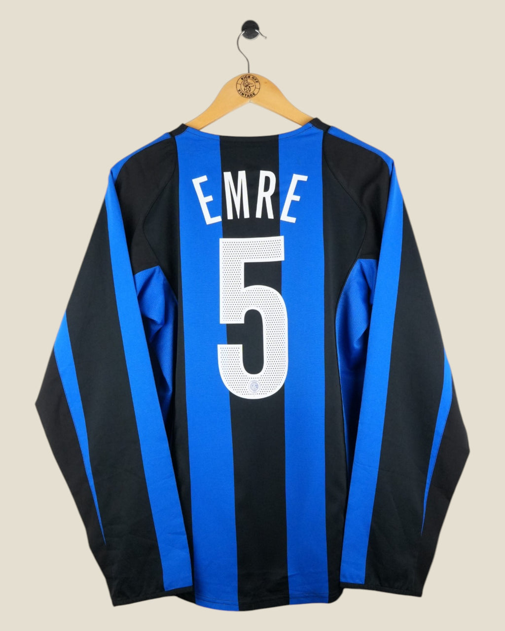 INTER MILAN 2004/05 EMRE HOME L/S SHIRT (M) NIKE
