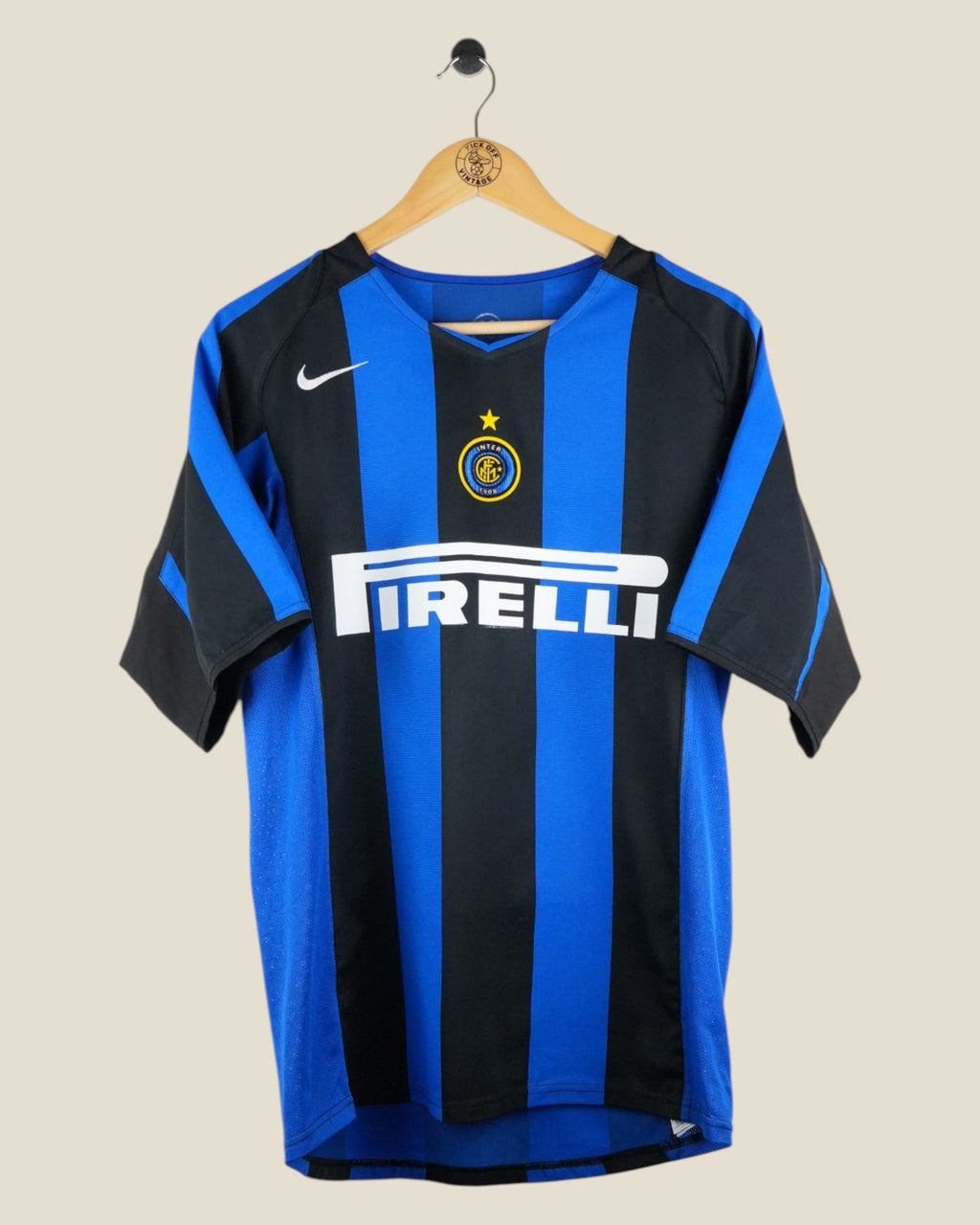 INTER MILAN 2004/05 ADRIANO HOME SHIRT (M) NIKE