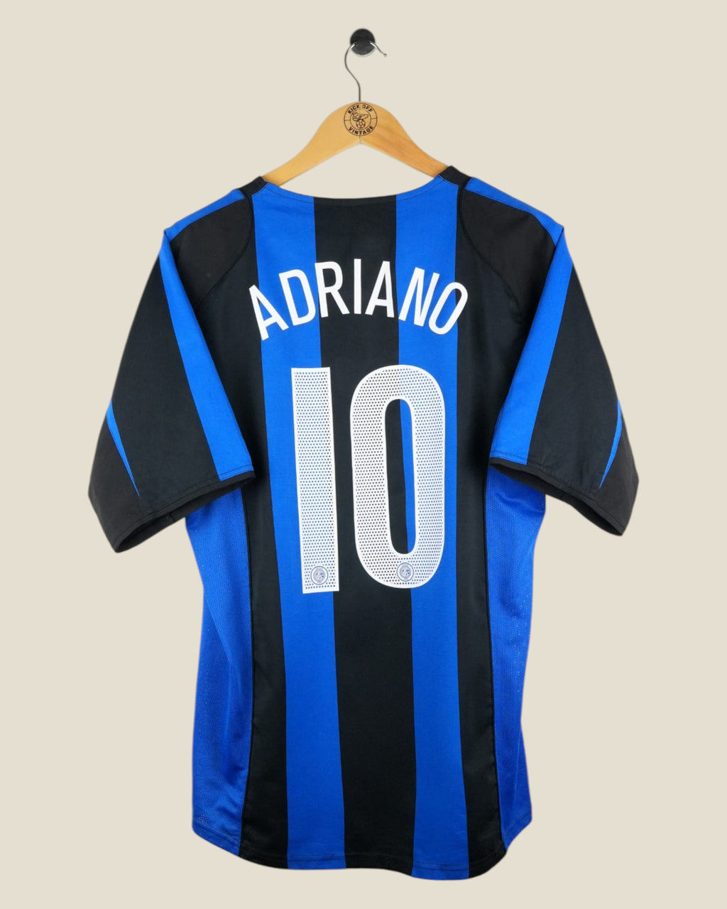 INTER MILAN 2004/05 ADRIANO HOME SHIRT (M) NIKE