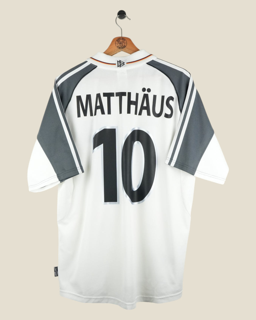 GERMANY 2000 MATTHAUS HOME SHIRT (L) ADIDAS