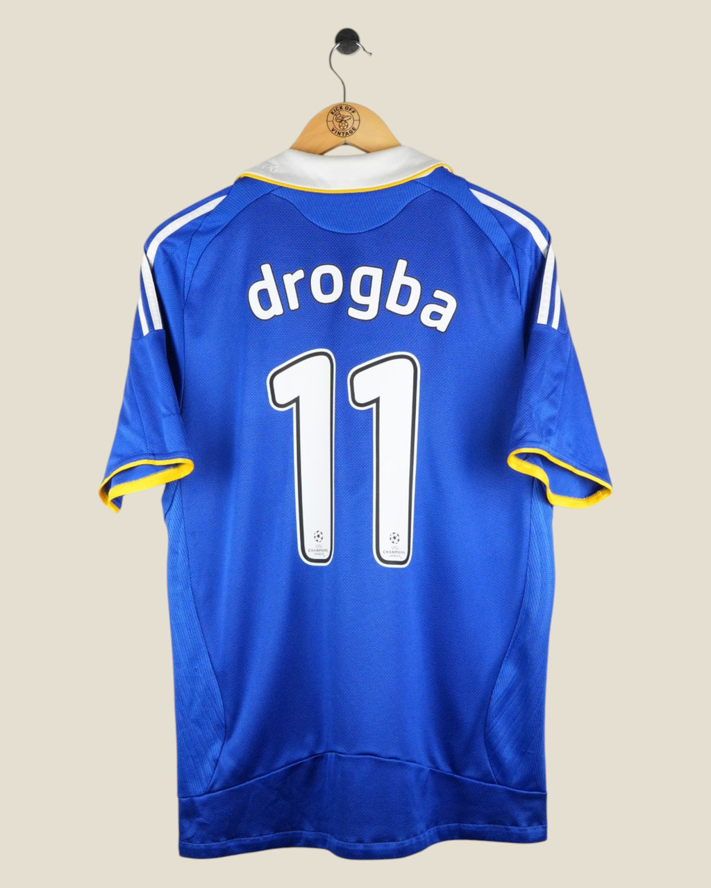 CHELSEA 2008/09 DROGBA HOME SHIRT (L) ADIDAS