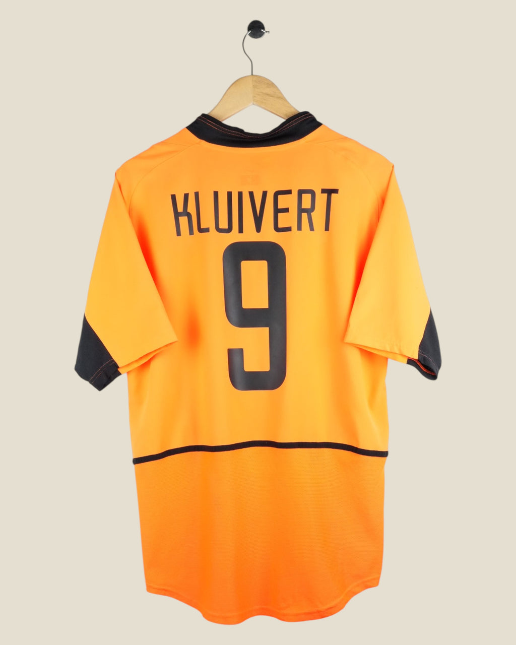 NETHERLANDS 2002 KLUIVERT HOME SHIRT (M) NIKE