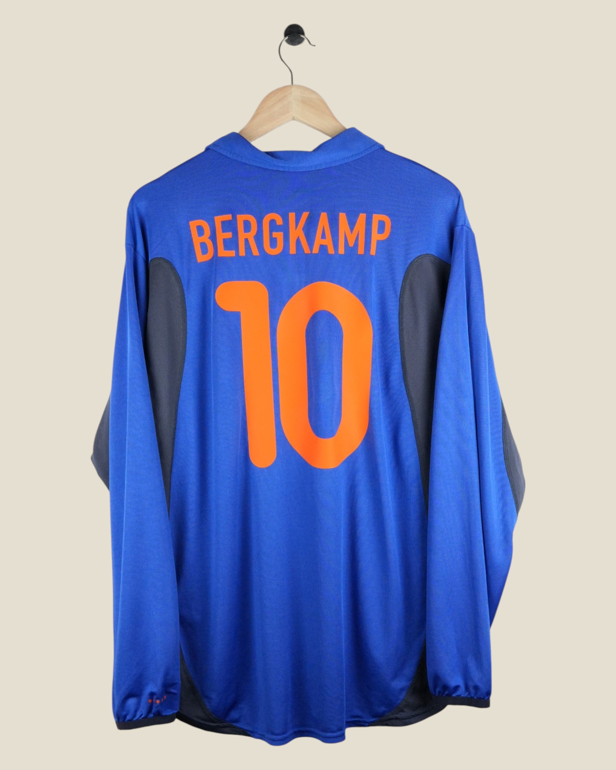 NETHERLANDS 2000 BERGKAMP AWAY L/S PLAYER ISSUE SHIRT (L) NIKE