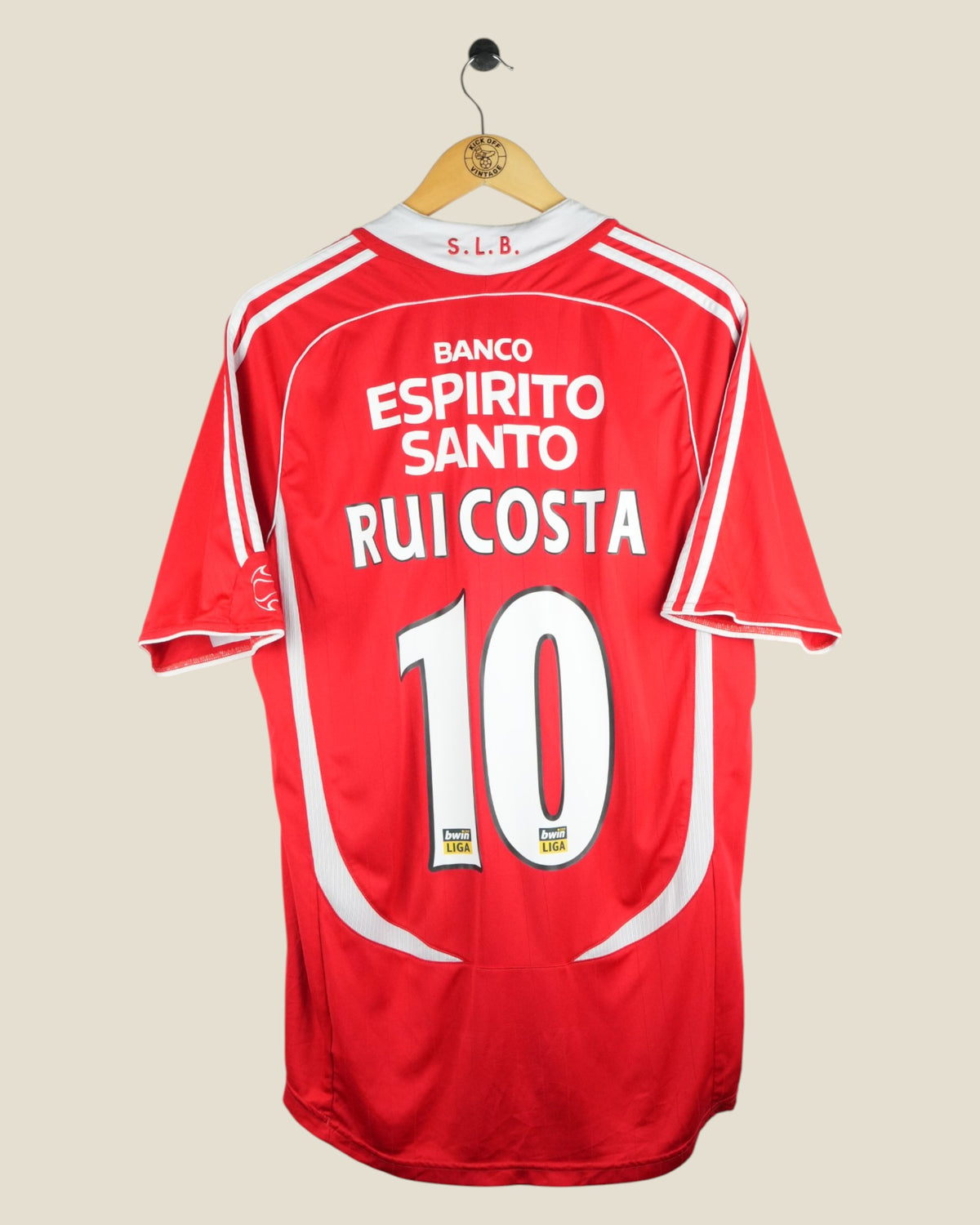BENFICA 2006/07 RUI COSTA HOME SHIRT (XL) ADIDAS