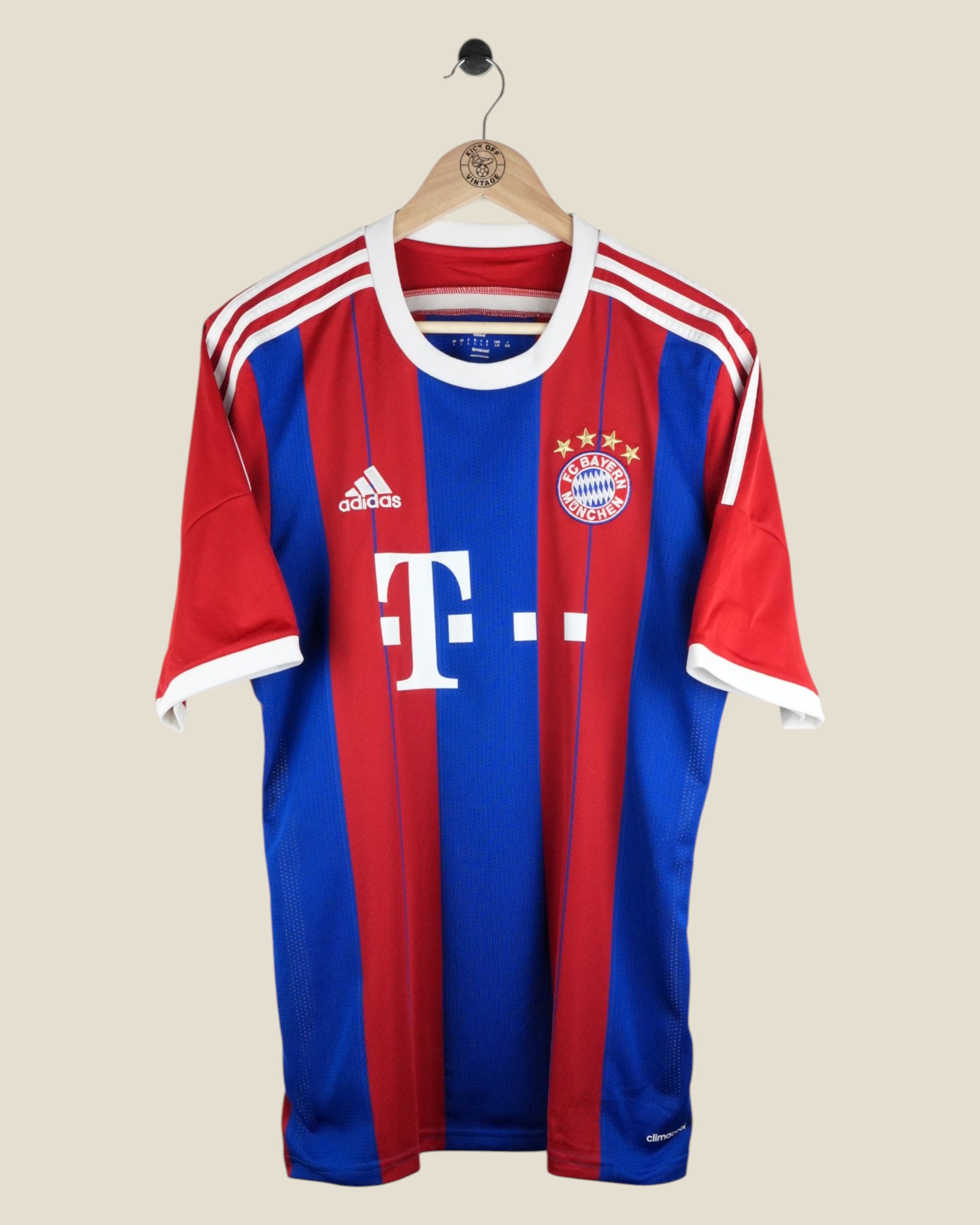 BAYERN MUNICH 2014/15 ROBBEN HOME SHIRT (L) ADIDAS