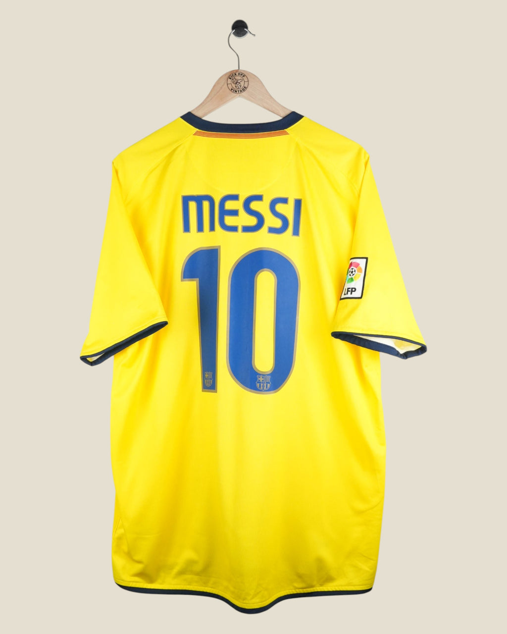 BARCELONA 2008/09 MESSI AWAY LA LIGA SHIRT (XL) NIKE