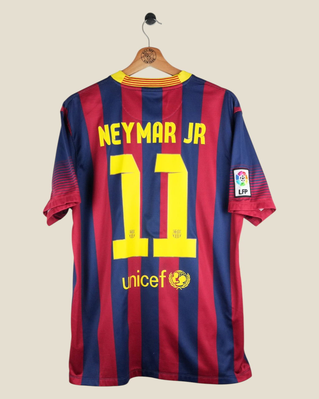 BARCELONA 2013/14 NEYMAR HOME SHIRT (L) NIKE