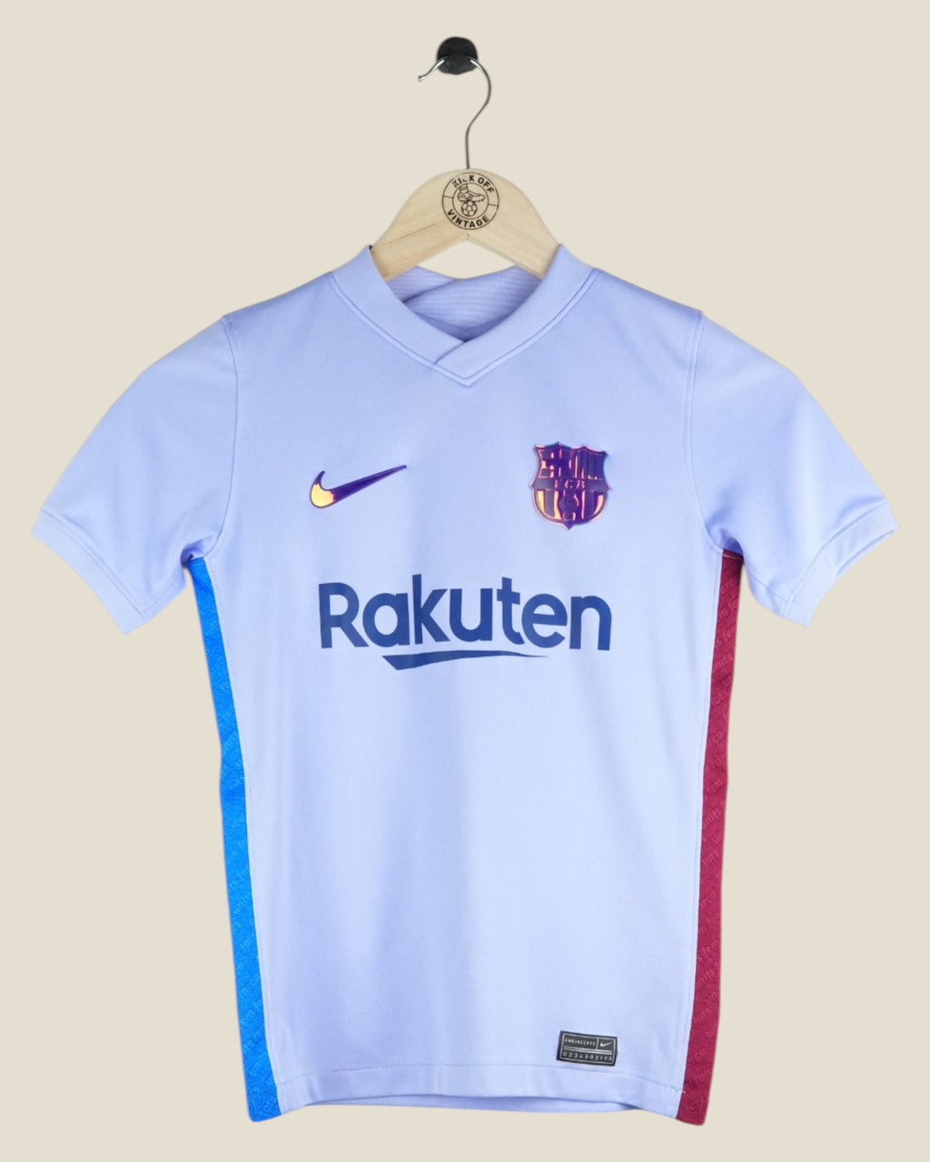 BARCELONA 2021/22 AWAY SHIRT (KIDS S) NIKE