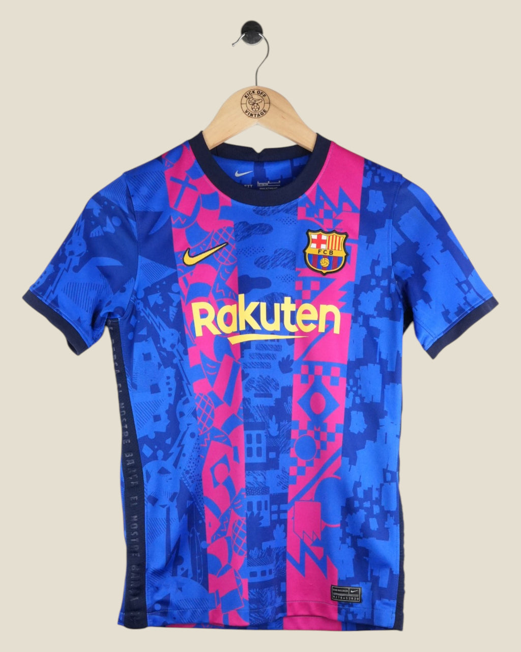 BARCELONA 2021/22 THIRD SHIRT (KIDS L) NIKE