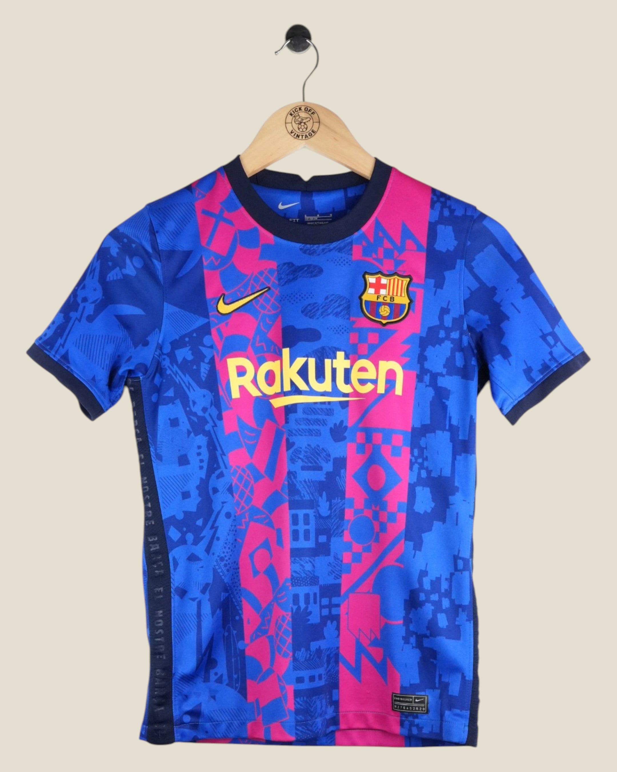 BARCELONA 2021/22 THIRD SHIRT (KIDS L) NIKE