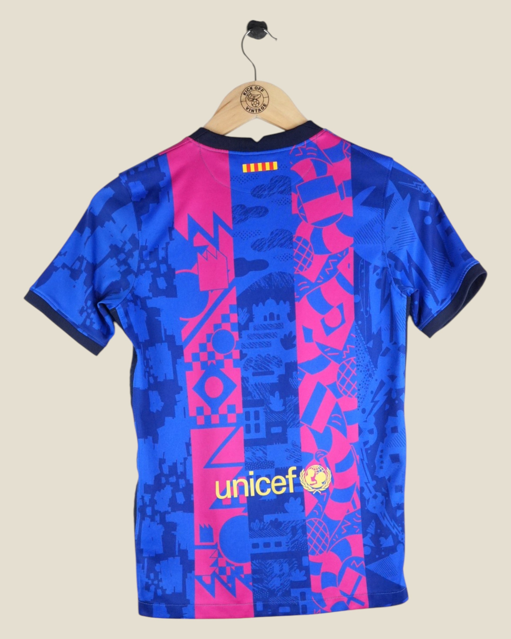 BARCELONA 2021/22 THIRD SHIRT (KIDS L) NIKE