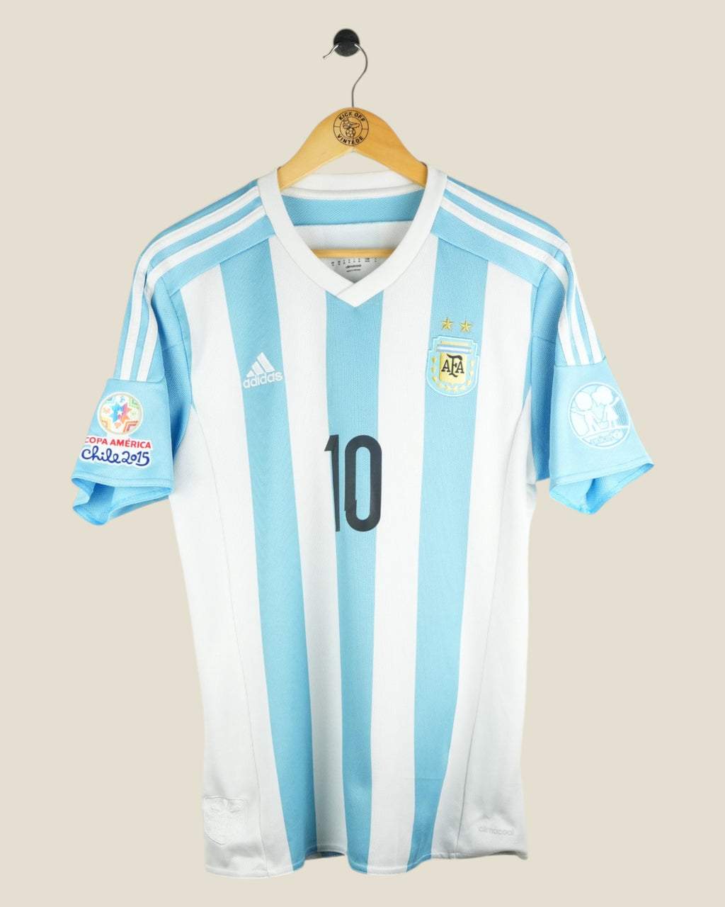 ARGENTINA 2015 MESSI COPA AMERICA HOME SHIRT (M) ADIDAS
