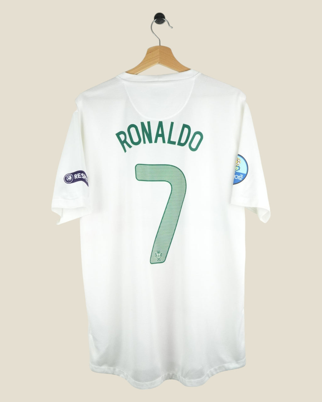 PORTUGAL 2012 RONALDO EURO'S VS SPAIN AWAY SHIRT (L) NIKE