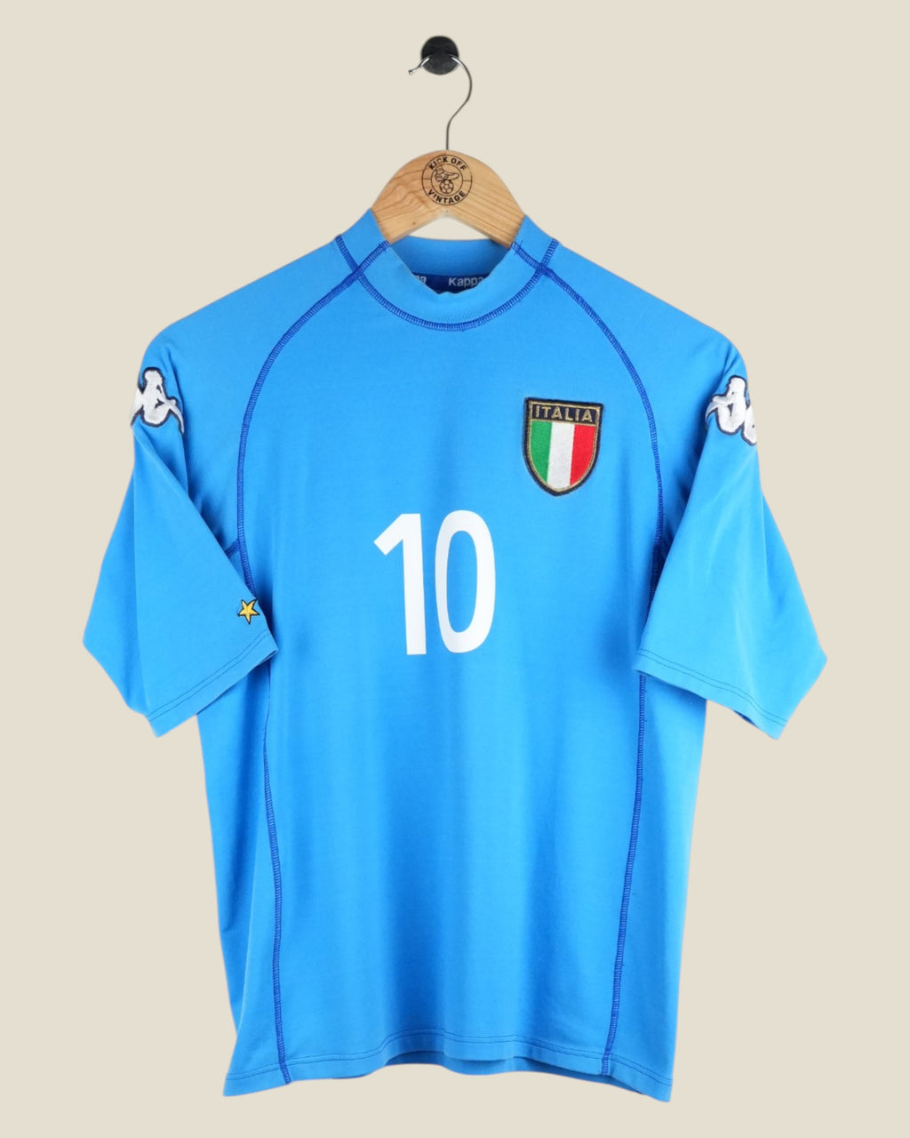 ITALY 2002 TOTTI HOME SHIRT (M) KAPPA