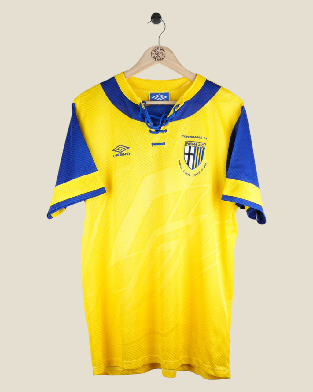 PARMA 1993/94 ZOLA AWAY SHIRT (M) UMBRO