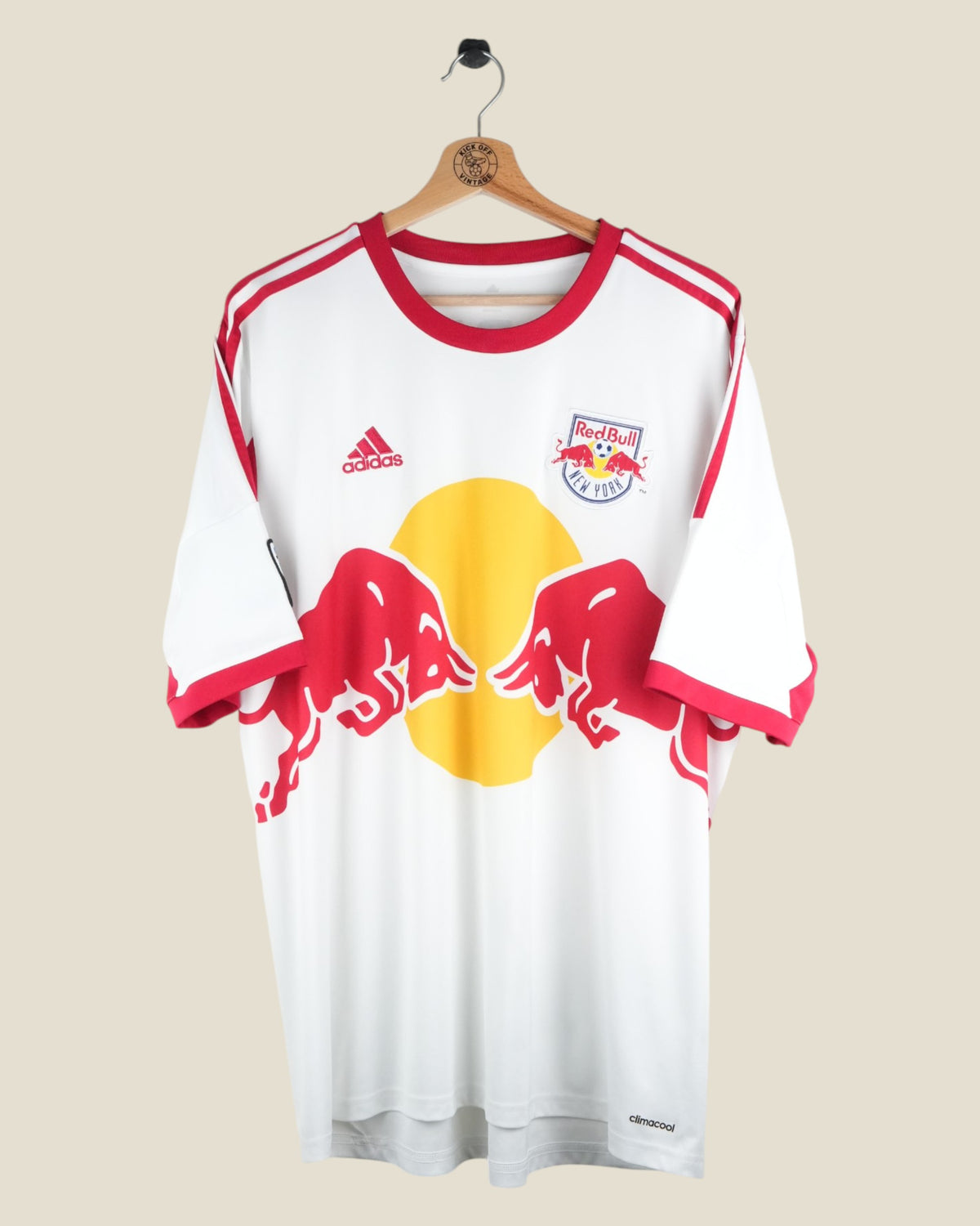 NEW YORK RED BULLS 2012 HENRY HOME SHIRT (XL) ADIDAS