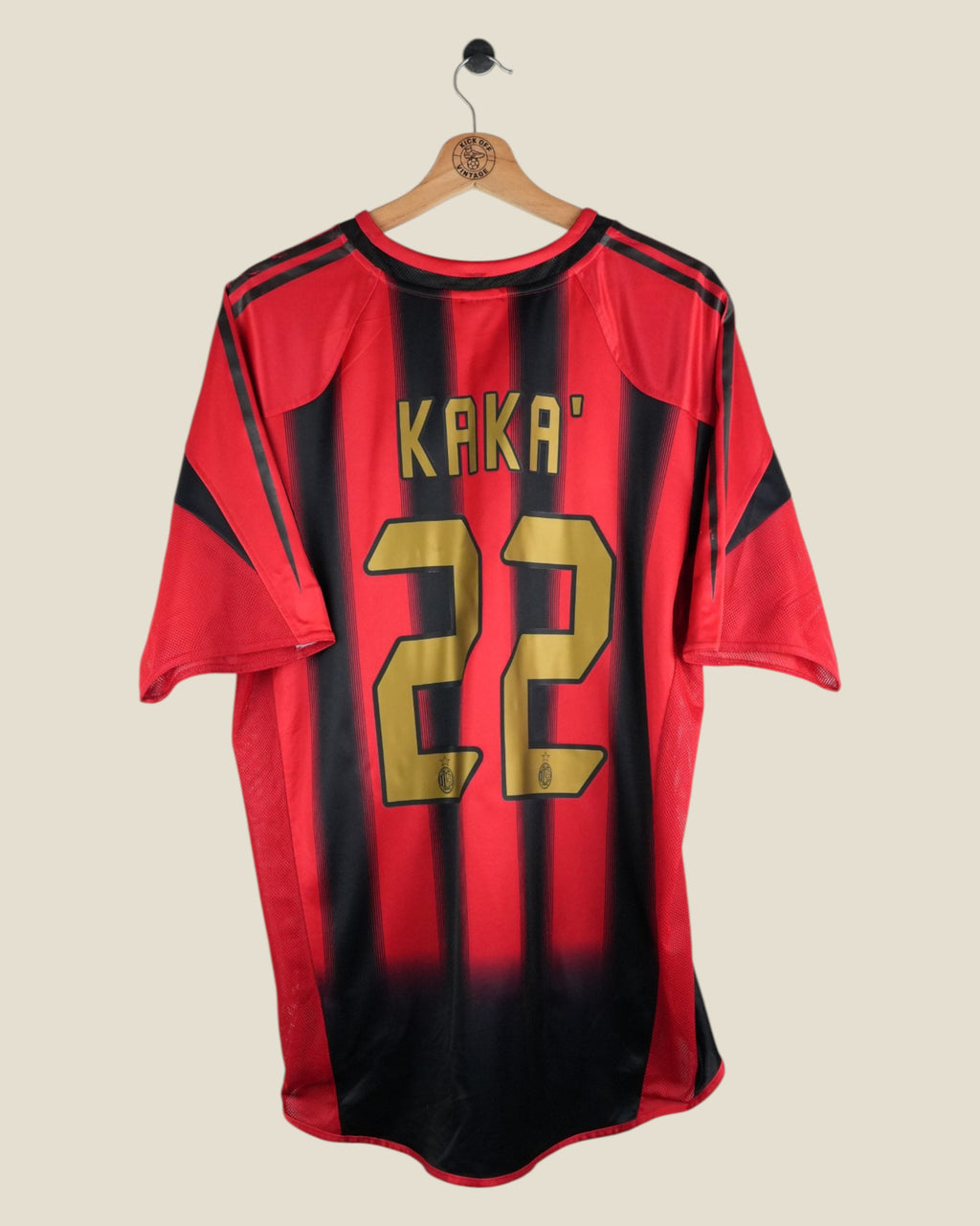 AC MILAN 2004/05 KAKA HOME SHIRT (L) ADIDAS