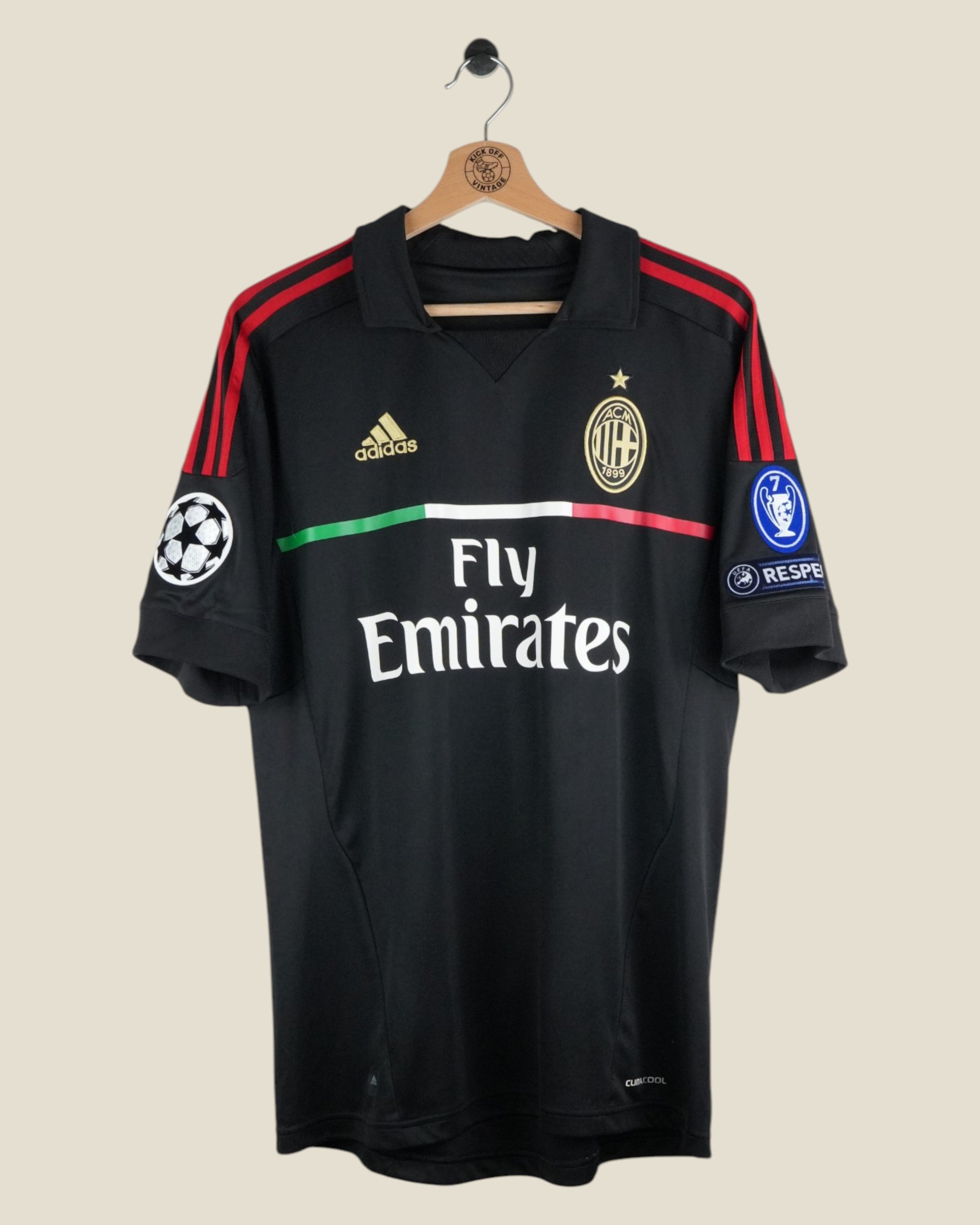 AC MILAN 2011/12 SEEDORF UCL THIRD SHIRT (M) ADIDAS