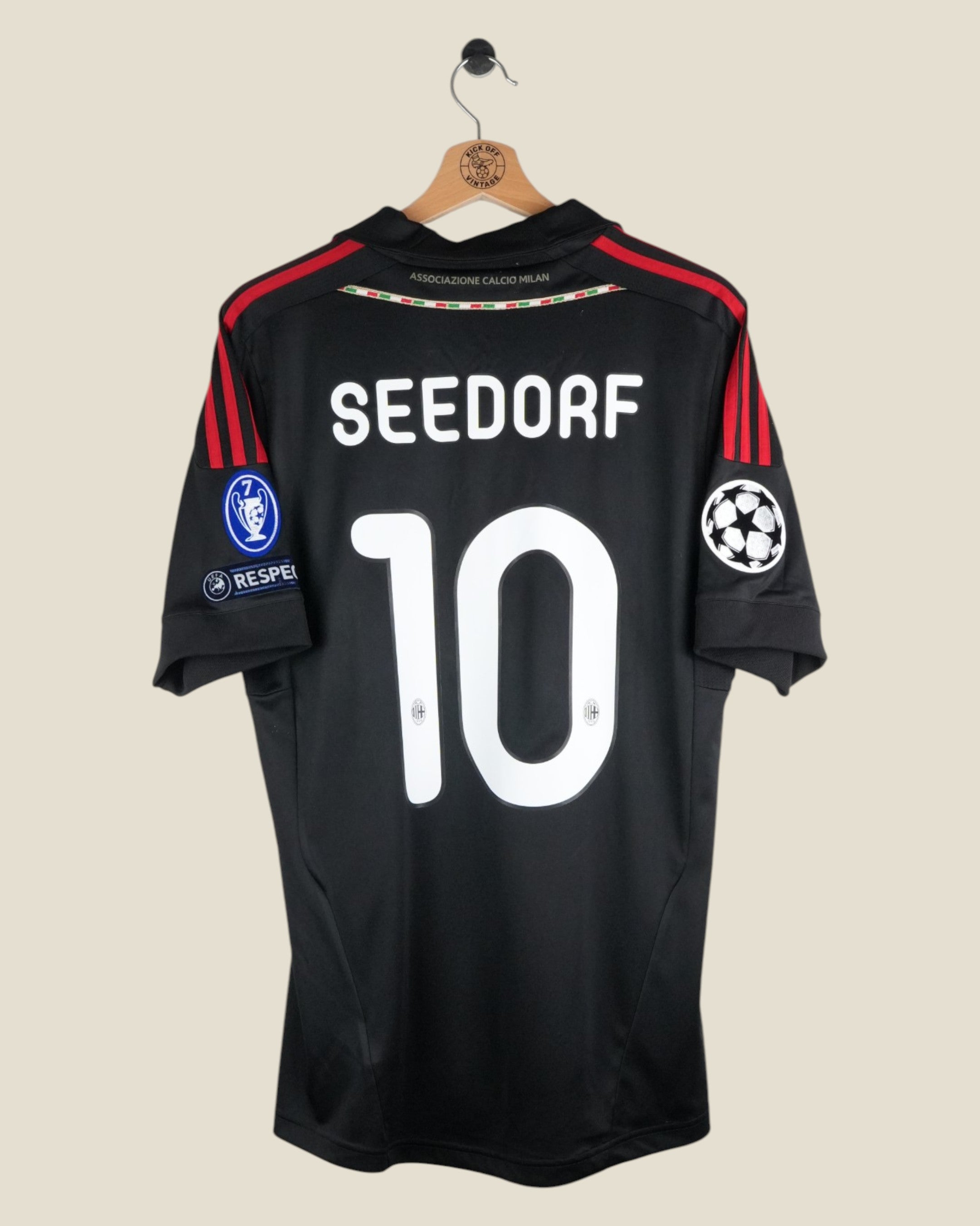 AC MILAN 2011/12 SEEDORF UCL THIRD SHIRT (M) ADIDAS