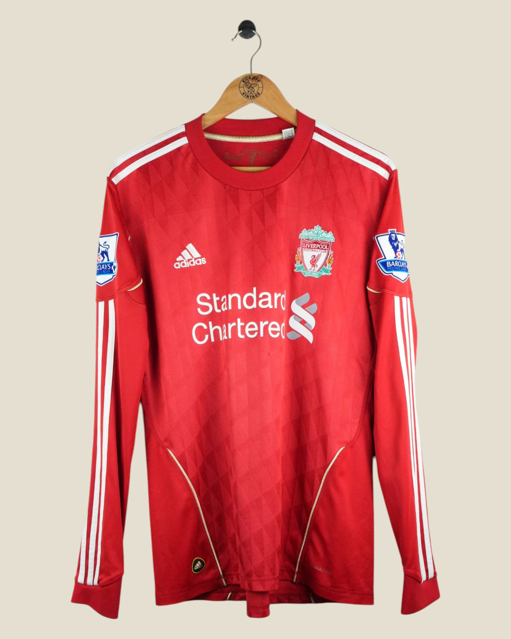 LIVERPOOL 2010/11 TORRES HOME L/S SHIRT (M) ADIDAS