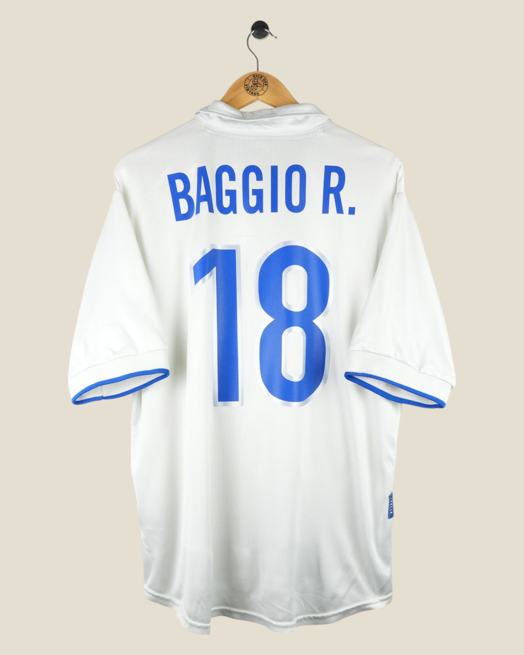 ITALY 1998 BAGGIO AWAY SHIRT (XL) NIKE