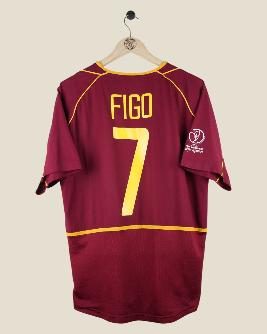 PORTUGAL 2002 FIGO HOME SHIRT (L) NIKE