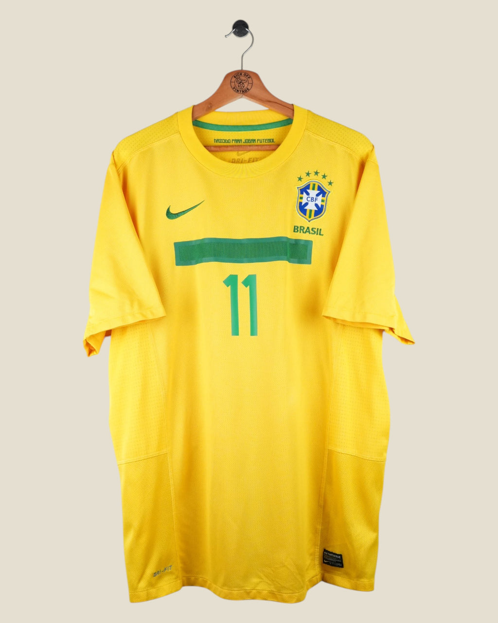 BRAZIL 2011 NEYMAR HOME SHIRT (XL) NIKE