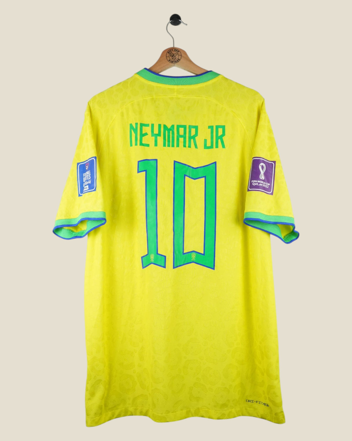 BRAZIL 2022 NEYMAR WC HOME SHIRT PLAYER VERSION (XL) NIKE