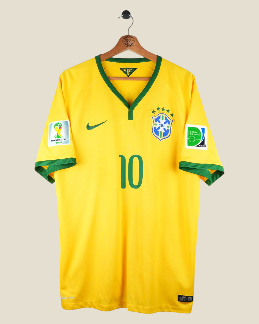 BRAZIL 2014 NEYMAR WC HOME SHIRT (XL) NIKE