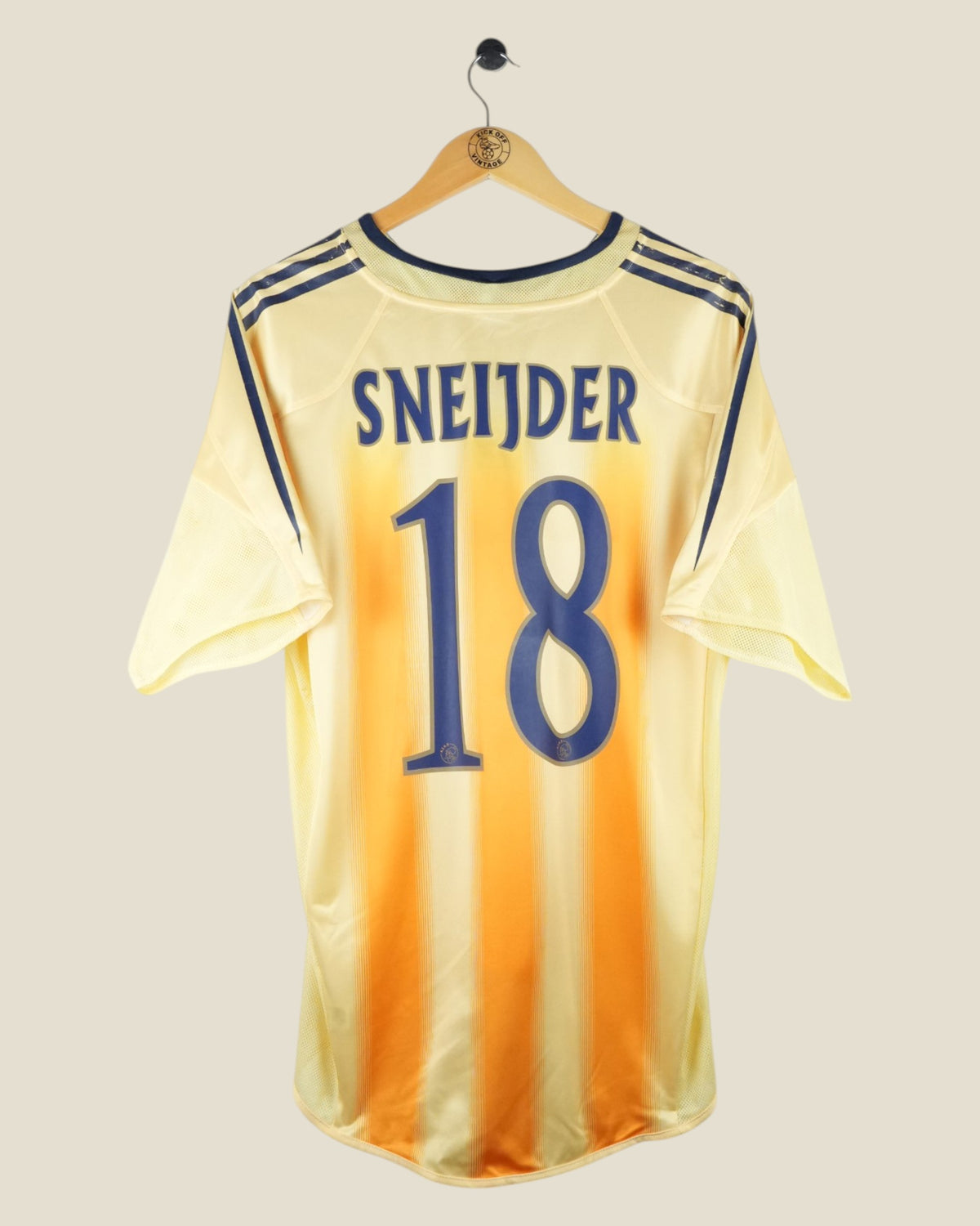 AJAX 2004/05 SNEIJDER AWAY SHIRT (L) ADIDAS