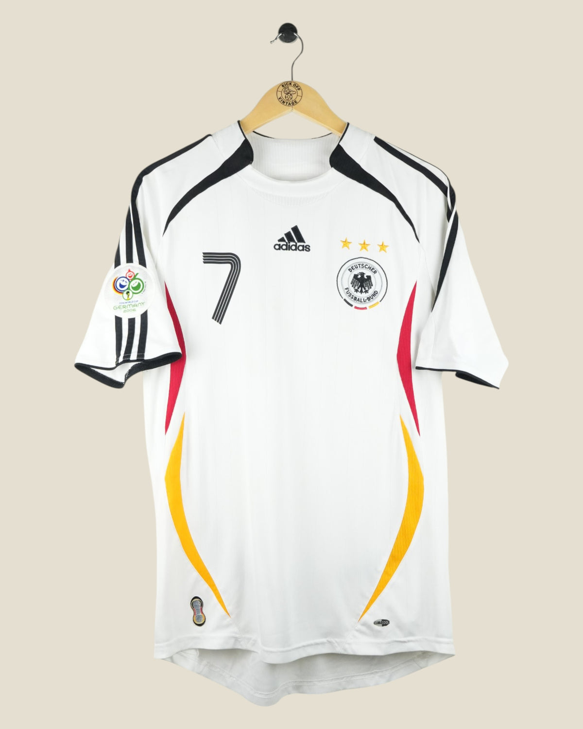GERMANY 2006 SCHWEINSTEIGER HOME SHIRT (M) ADIDAS